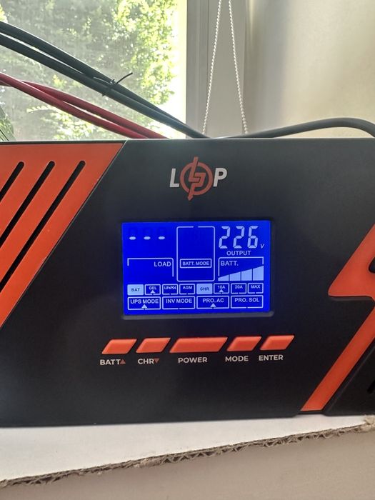 ДБЖ з правильною синусоїдою LogicPower LPM-PSW-1500VA (1050Вт)