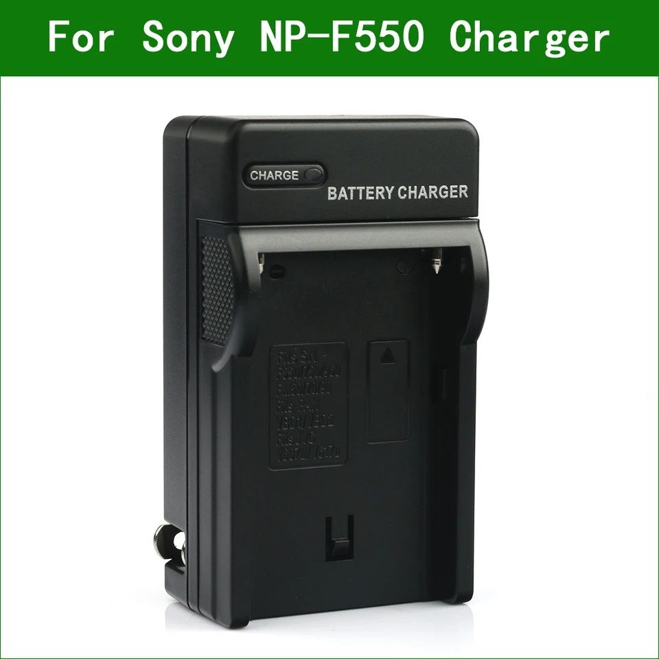 Carregador AC de baterias tipo Sony série np-f550 e 970 NOVO