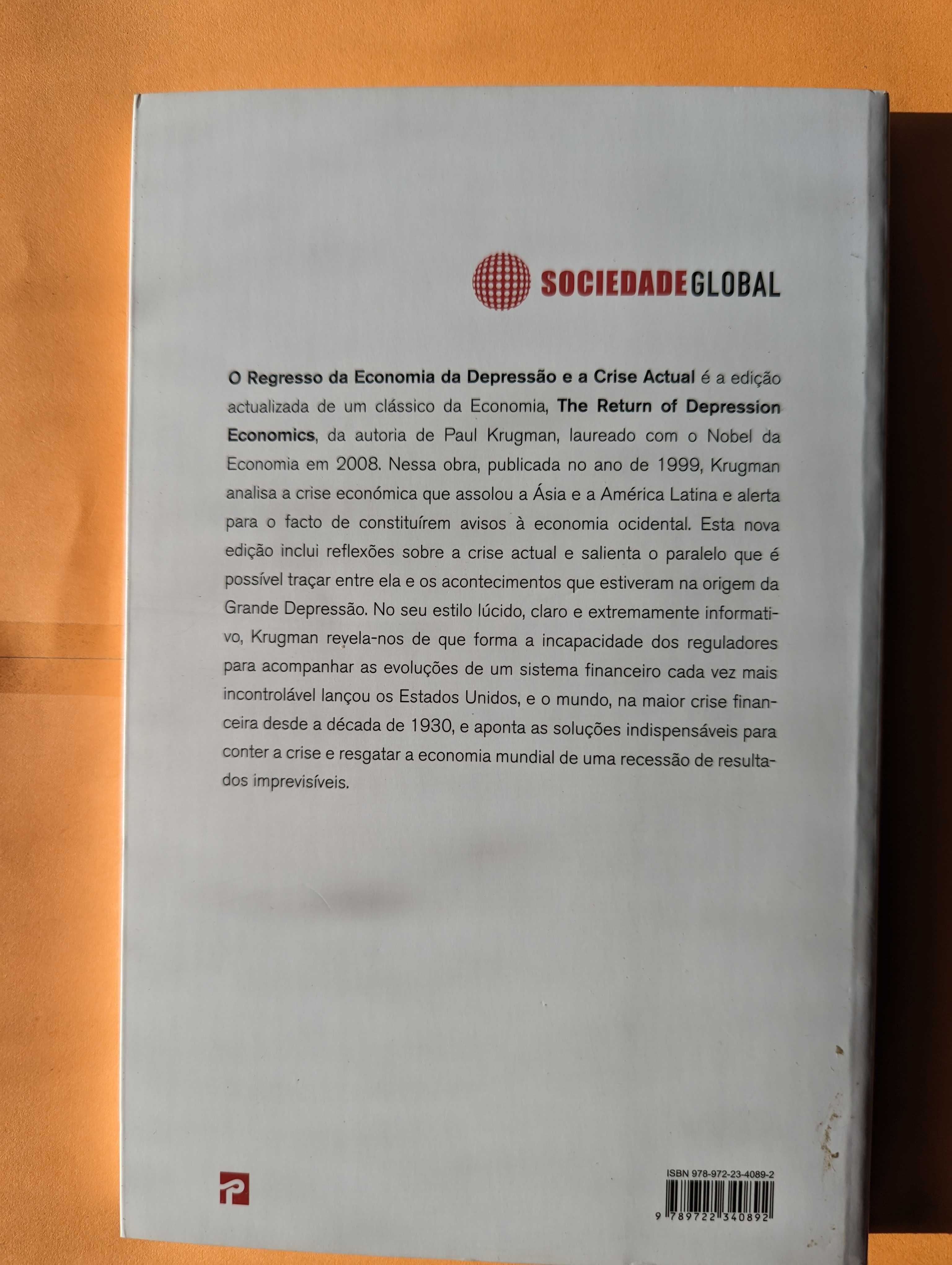 O Regresso da Economia da Depressão - Paul Krugman