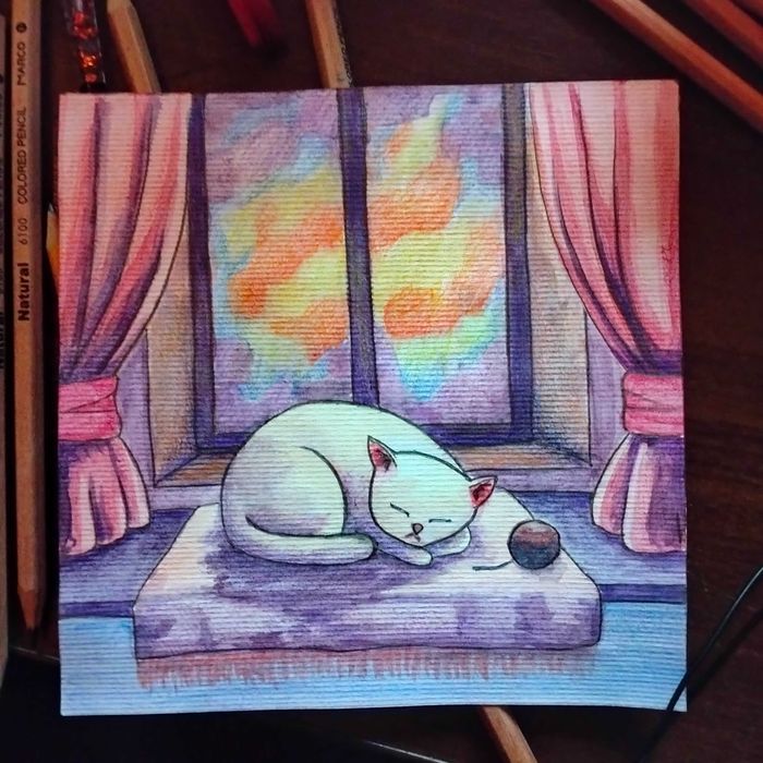 Картина 15х15 "Спокій"