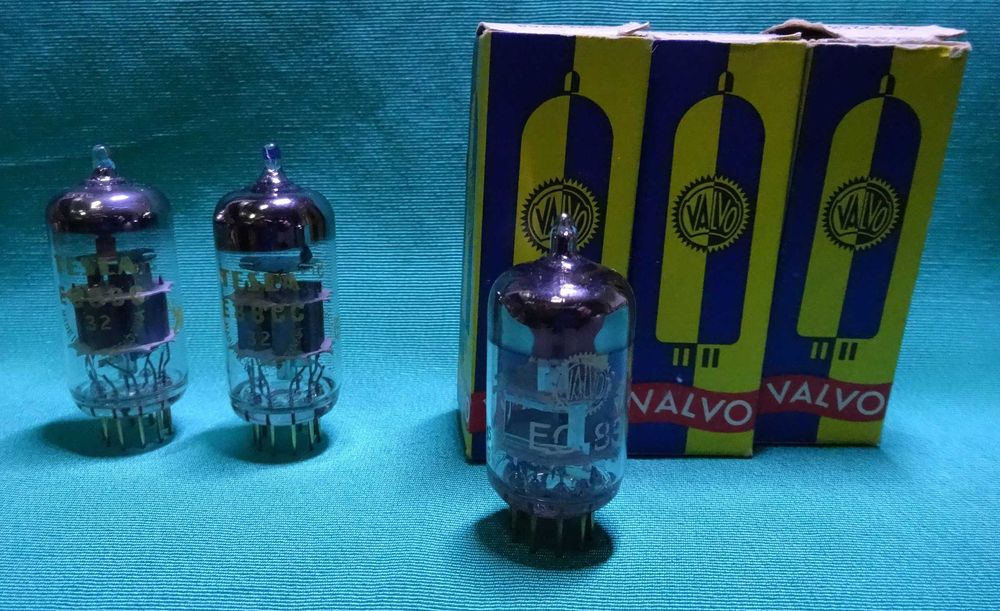 Продам импортные радиолампы Tesla E88CC и  Valvo EC88