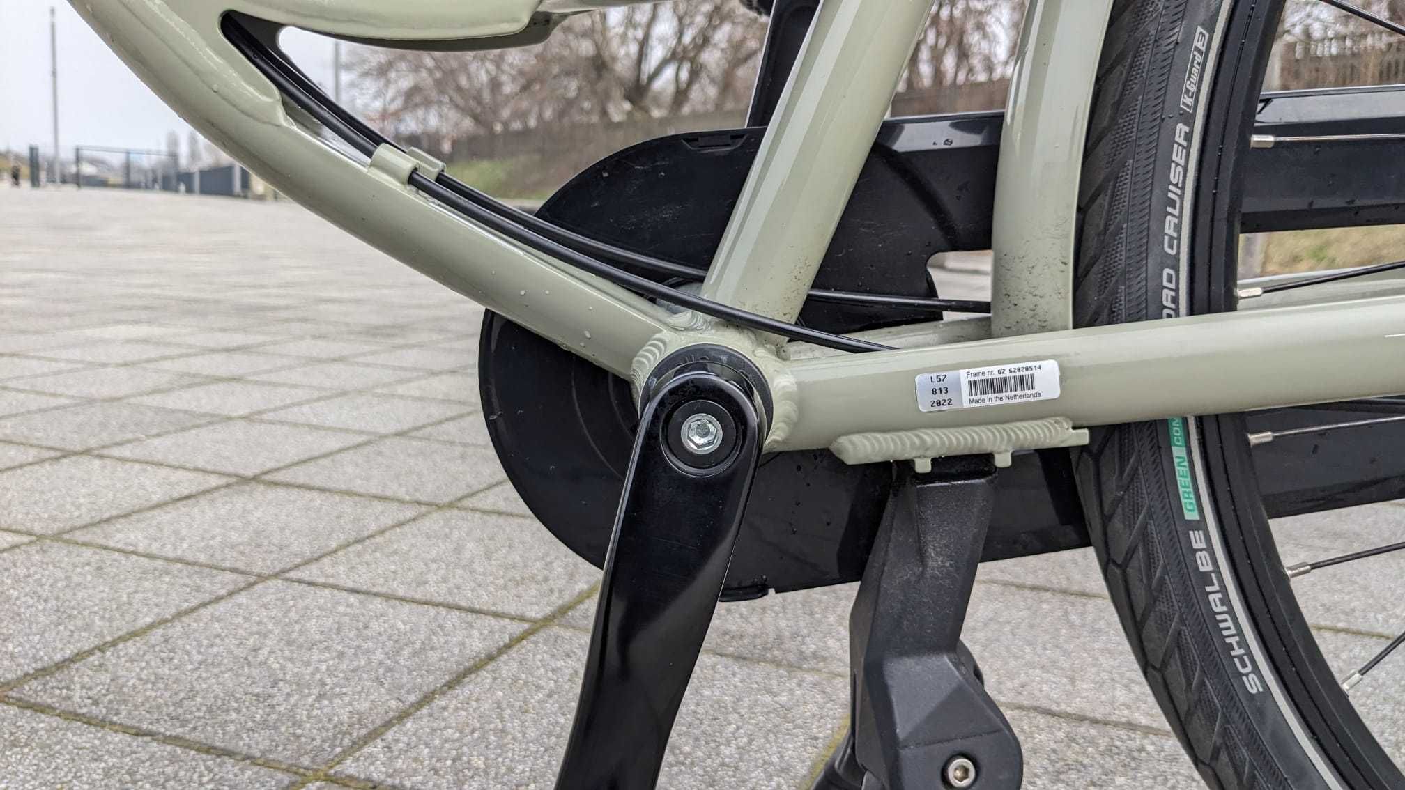 Rower Gazelle Bloom (rozm. L, rok 2022) z siedziskiem dla dzieci Thule