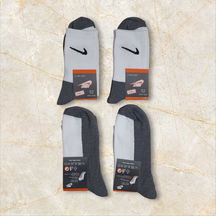 Шкарпетки NIKE Носки Найк. Білі, чорні, сірі, сіро-білі. Роздріб, опт,