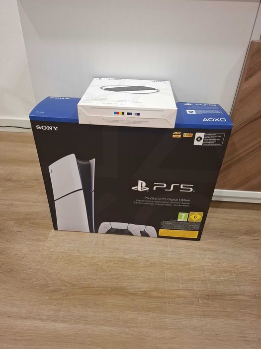 Playstation 5 Digital com 2 Comandos e Suporte