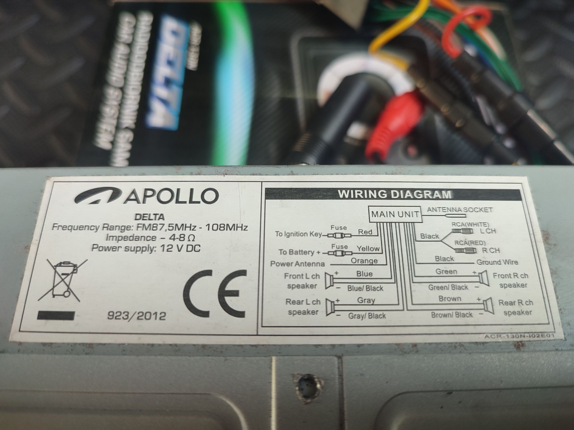 Radioodtwarzacz Apollo Delta ACR-130N