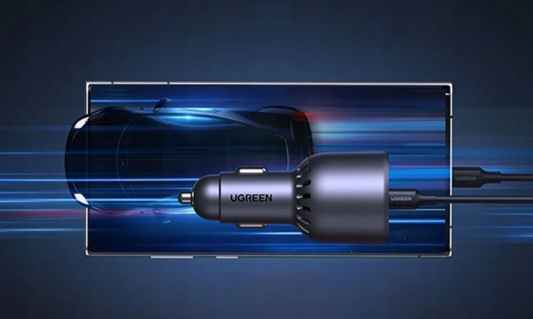 UGREEN Ładowarka samochodowa do gniazda zapalniczki USB-C PD QC 3.0