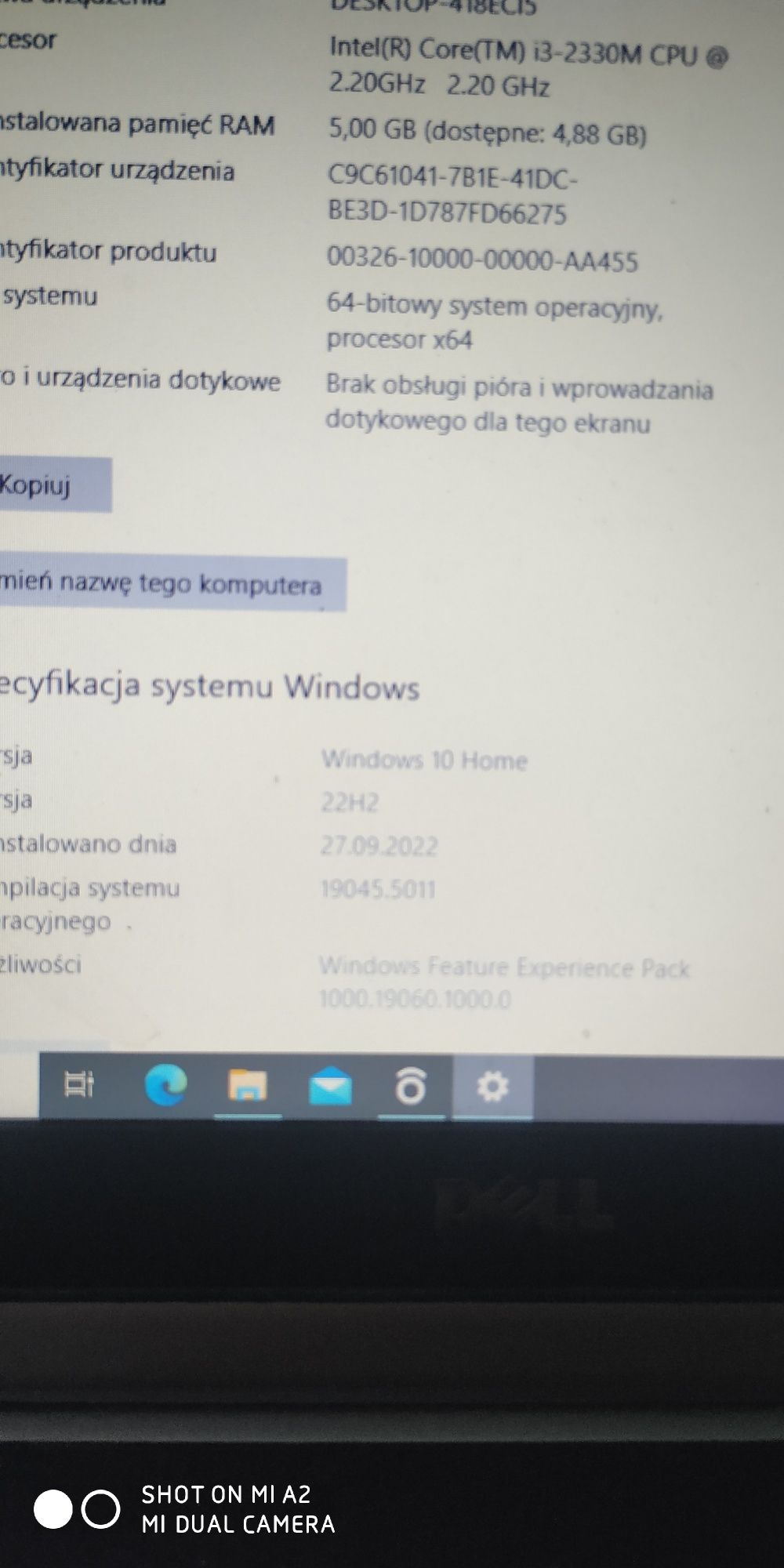 Poręczny laptop Dell 6420
