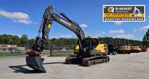 Volvo EC220EL  EC 220 EL  Koparka gąsienicowa VOLVO EC220EL rototilt + szczypce - Trimble 3D GPS