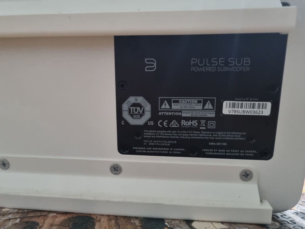 Blusound subwoofer pulse sub