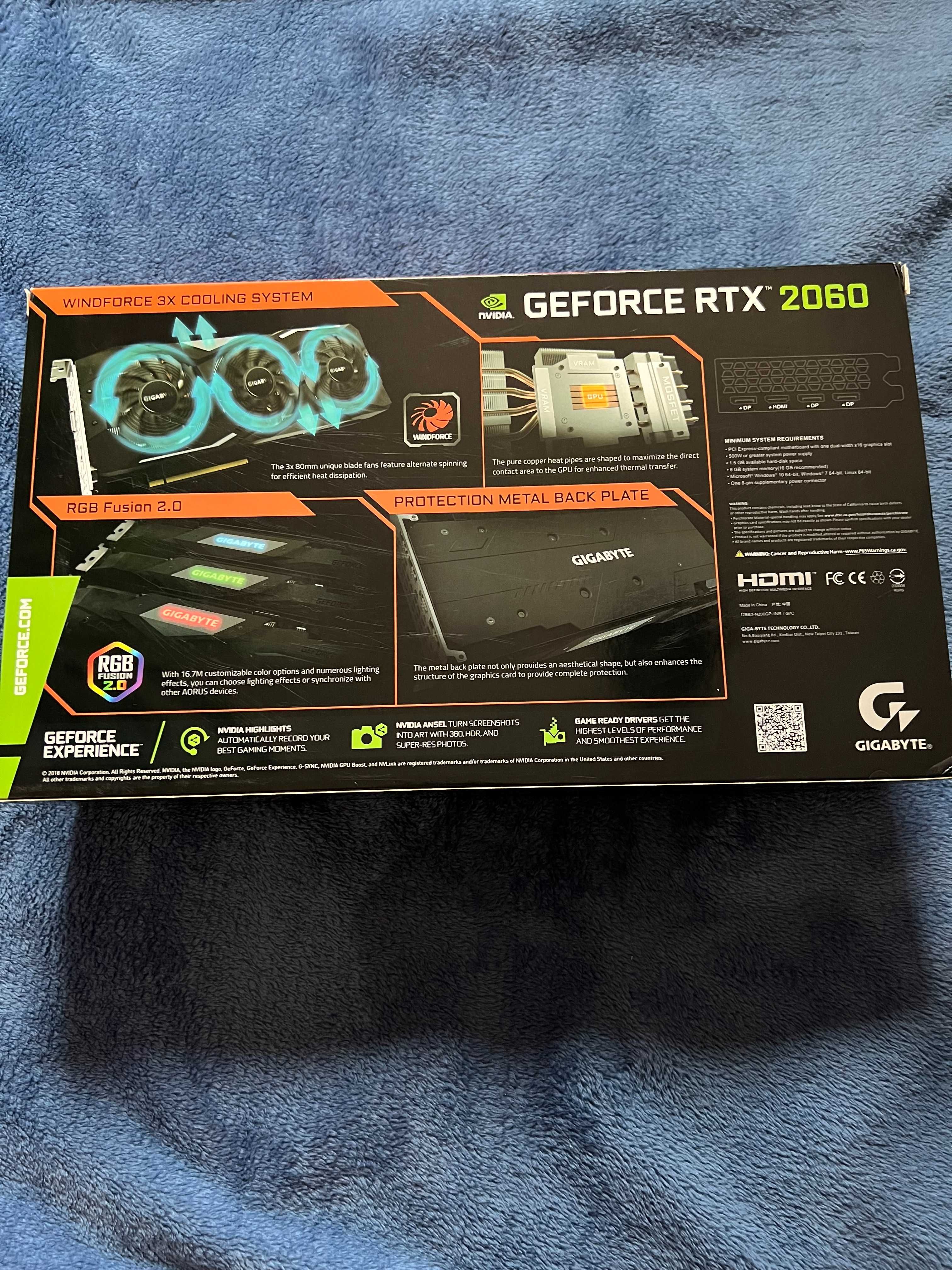 Karta Graficzna Gigabyte GeForce RTX 2060 GAMING OC PRO 6G