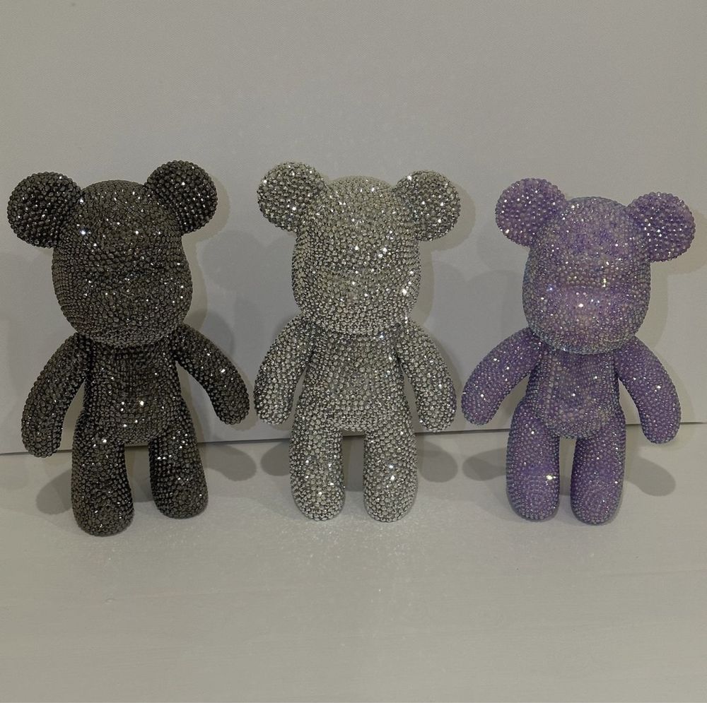 Bearbrick ведмедик, алмазна мозаїка, набір оздоблення зі страз, брелок