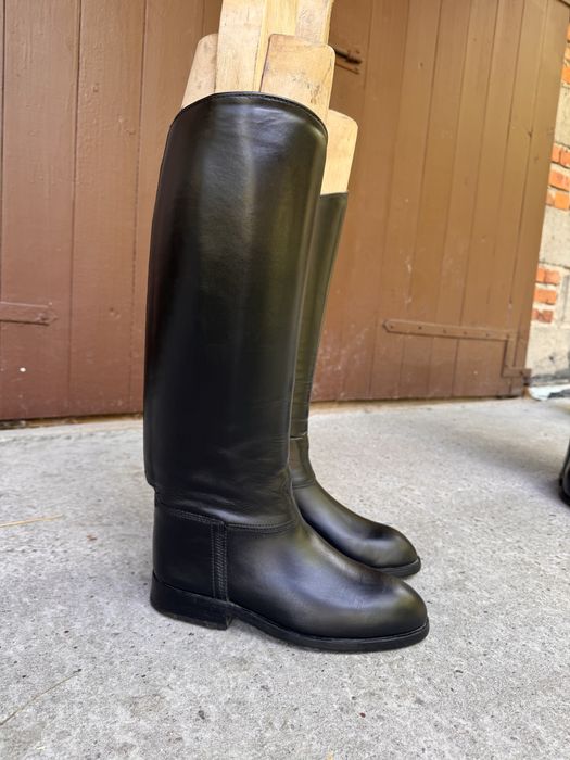 Oficerki męskie skórzane z prawidłami 26,8cm