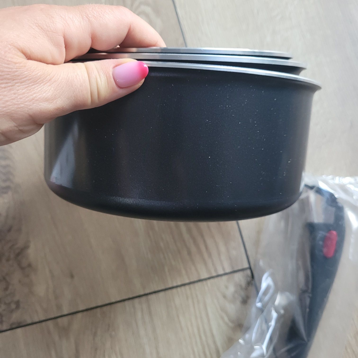 Tefal Ingenio extra zestaw 3 garnków +rączka nowe