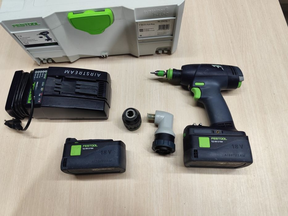 Festool T18+3 шуруповерт Фестул оригінал потужний