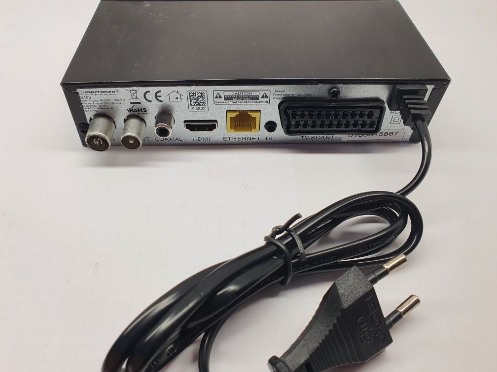 Dekoder DVB-T2 HEVC H.265 ESPERANZA, Komis Jasło Czackiego