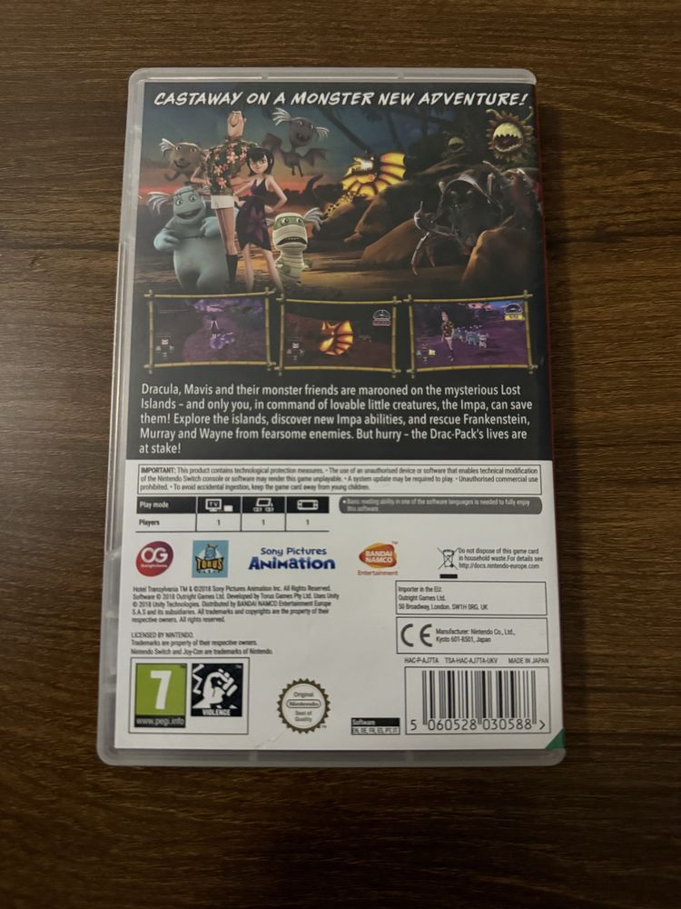 Gra Hotel Transylvania nintendo switch