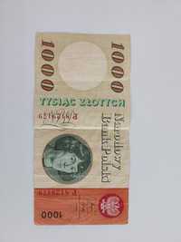 Banknot 1000 złotych 1965 seria P stan jak na zdjęciach