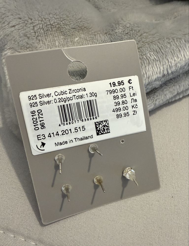 Brincos 925 silver