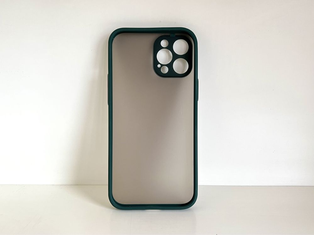 Capa iPhone 12 Pro Max borda verde