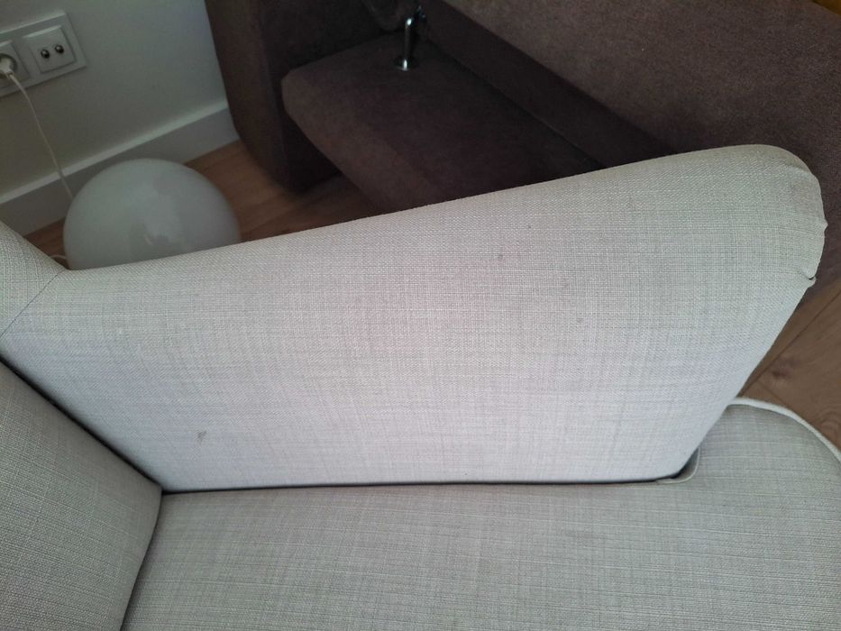 Sofa rozkładana plus fotel  uszek IKEA-NOWA CENA