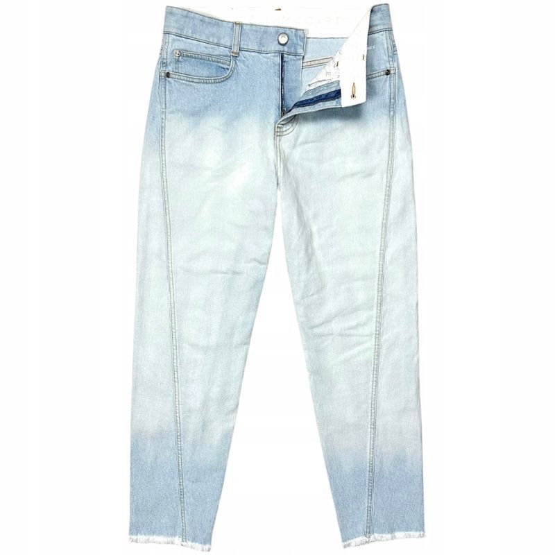 Stella Mccartney Jeansy Damskie Spodnie Boyfriend Ombre Wysoki Stan r.