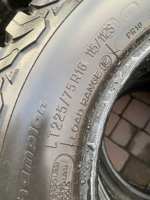 Шини BFGoodrich All-Terrain T/A 225/75 R16 ( 4 штуки )