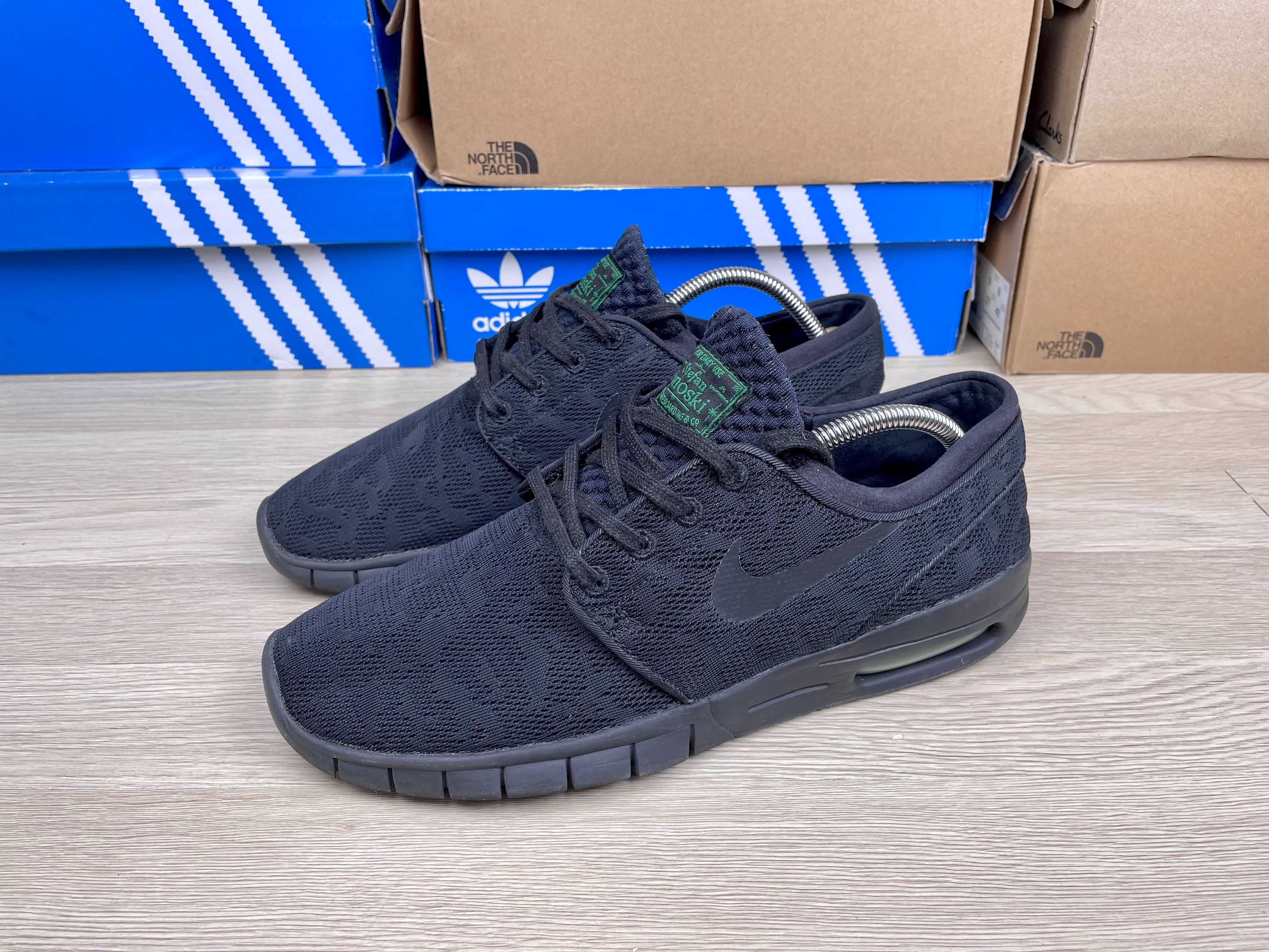 Кроссовки Nike Stefan Janoski Max черные сеточка 44