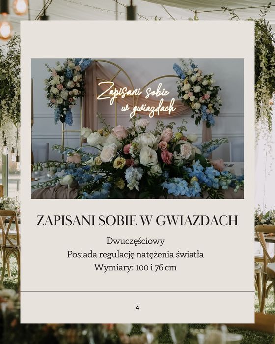 Wypożyczalnia napisów led - lokalnie w Lublinie/Czuby