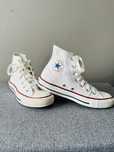 Converse białe za kostkę