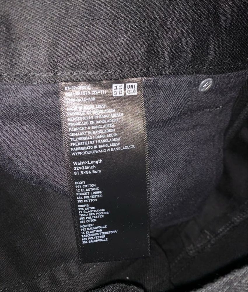 (32) Uniqlo selvage мужские джинсы, новые