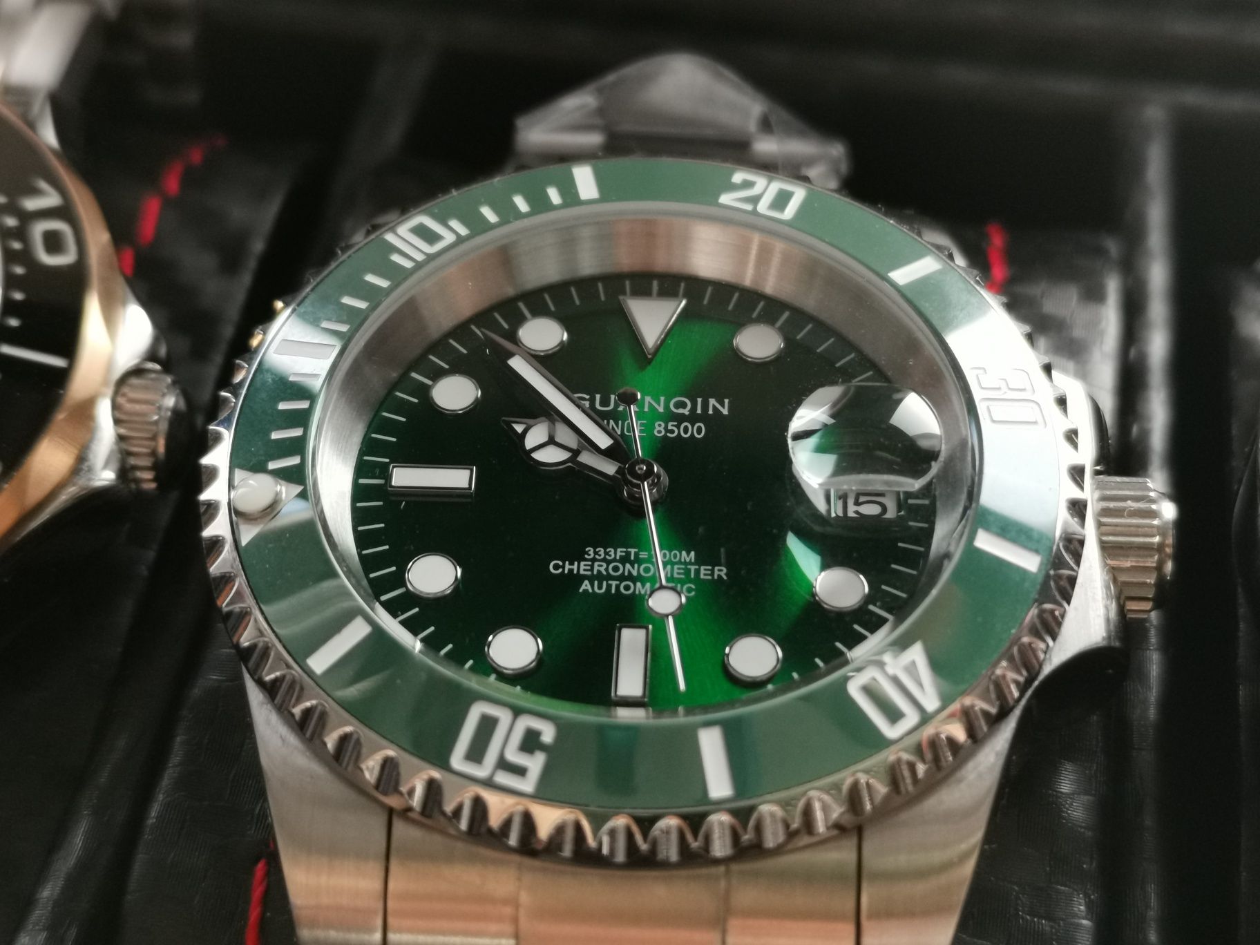 Zegarek Nowy Guanqin Homage Submariner