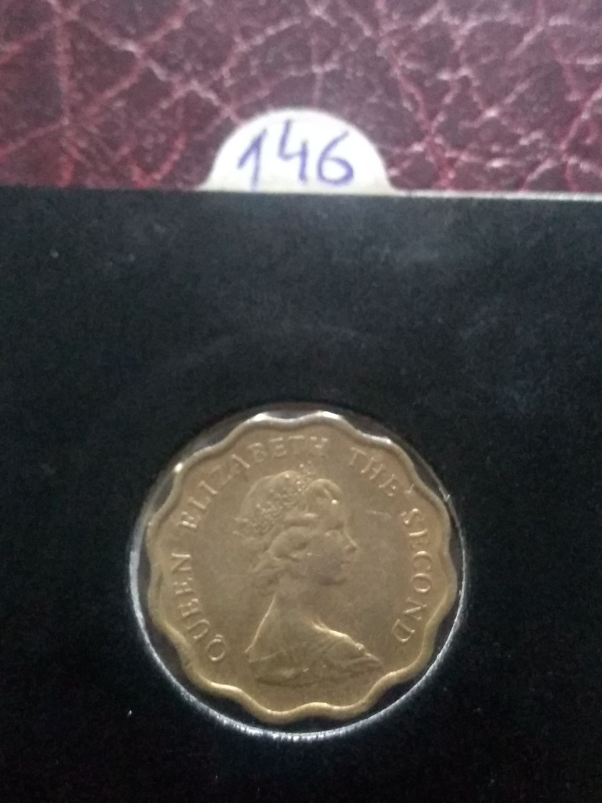 Moneta Hong Kong 20 centów 1975