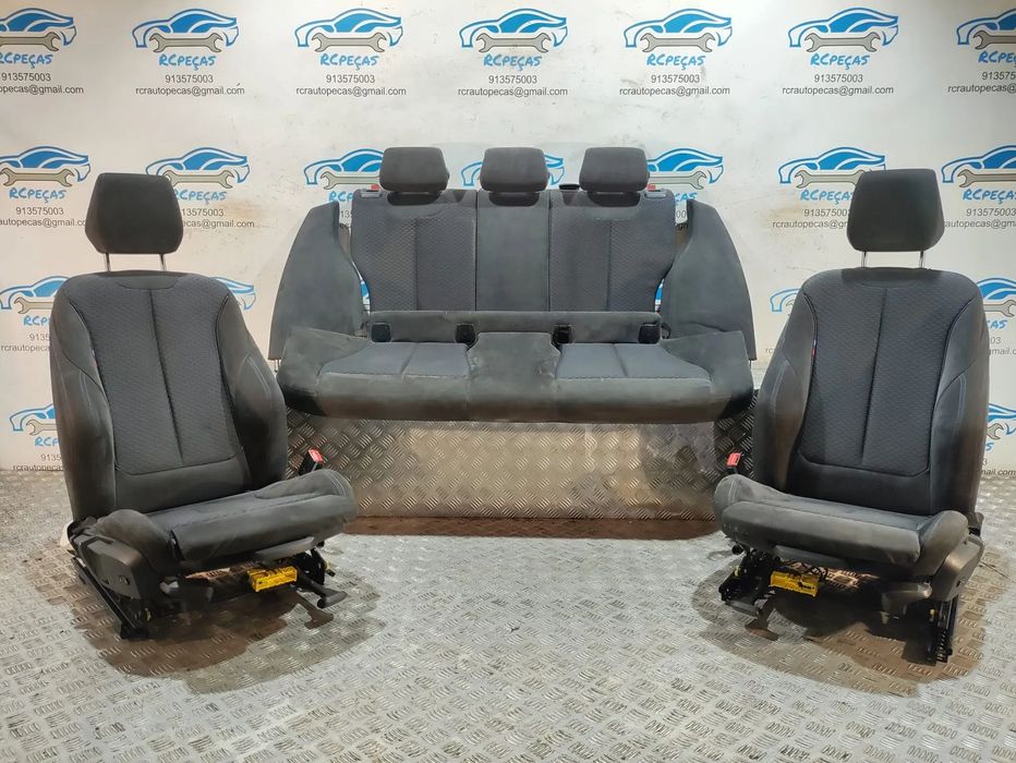 Conjunto bancos em Alcântara BMW Serie 1 F20 Pack M