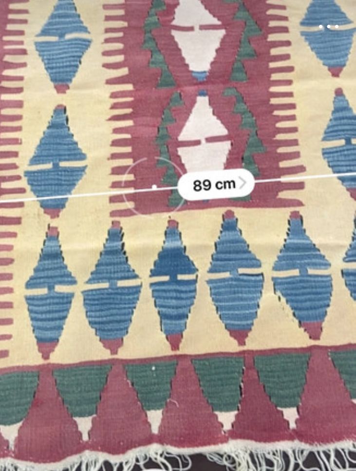 Tapete kilim (1,26 x 0,89) - Praia da Barra