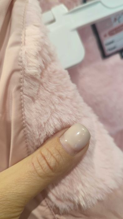 Тепла куртка на дівчинку 68