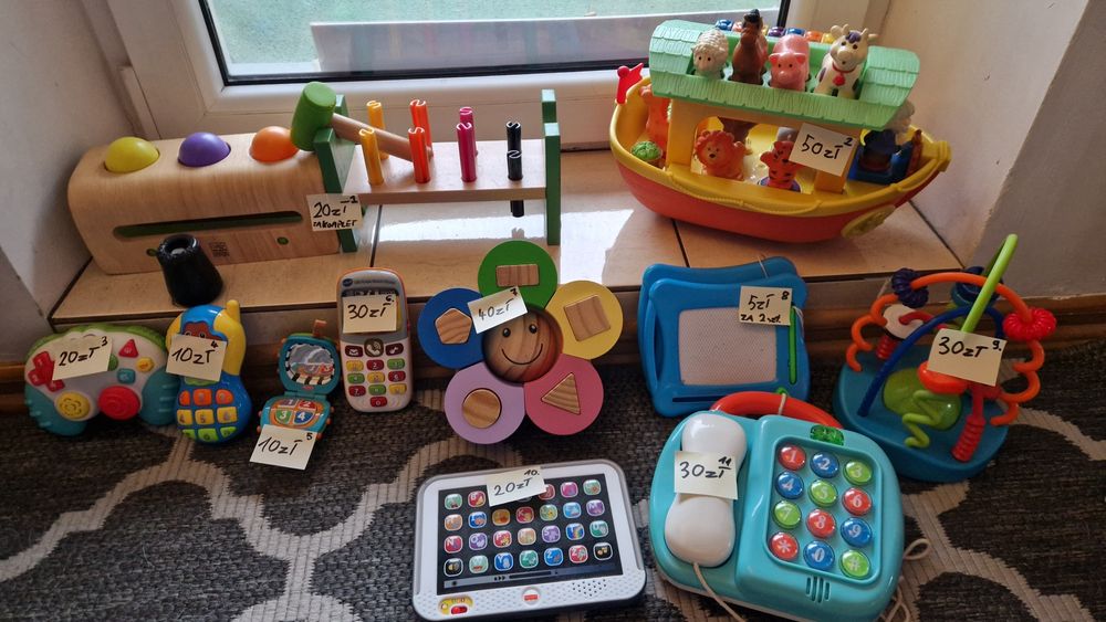 Zabawki dla roczniaka, dwulatka i trzylatka