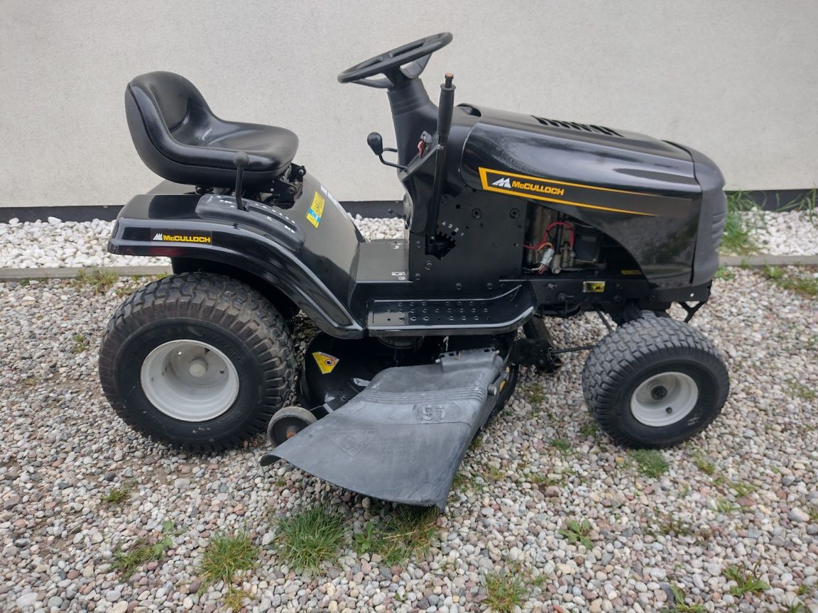 Traktorek ciagniczek kosiarka Mcculoch (Husqvarna) Briggs boczny wyrzu