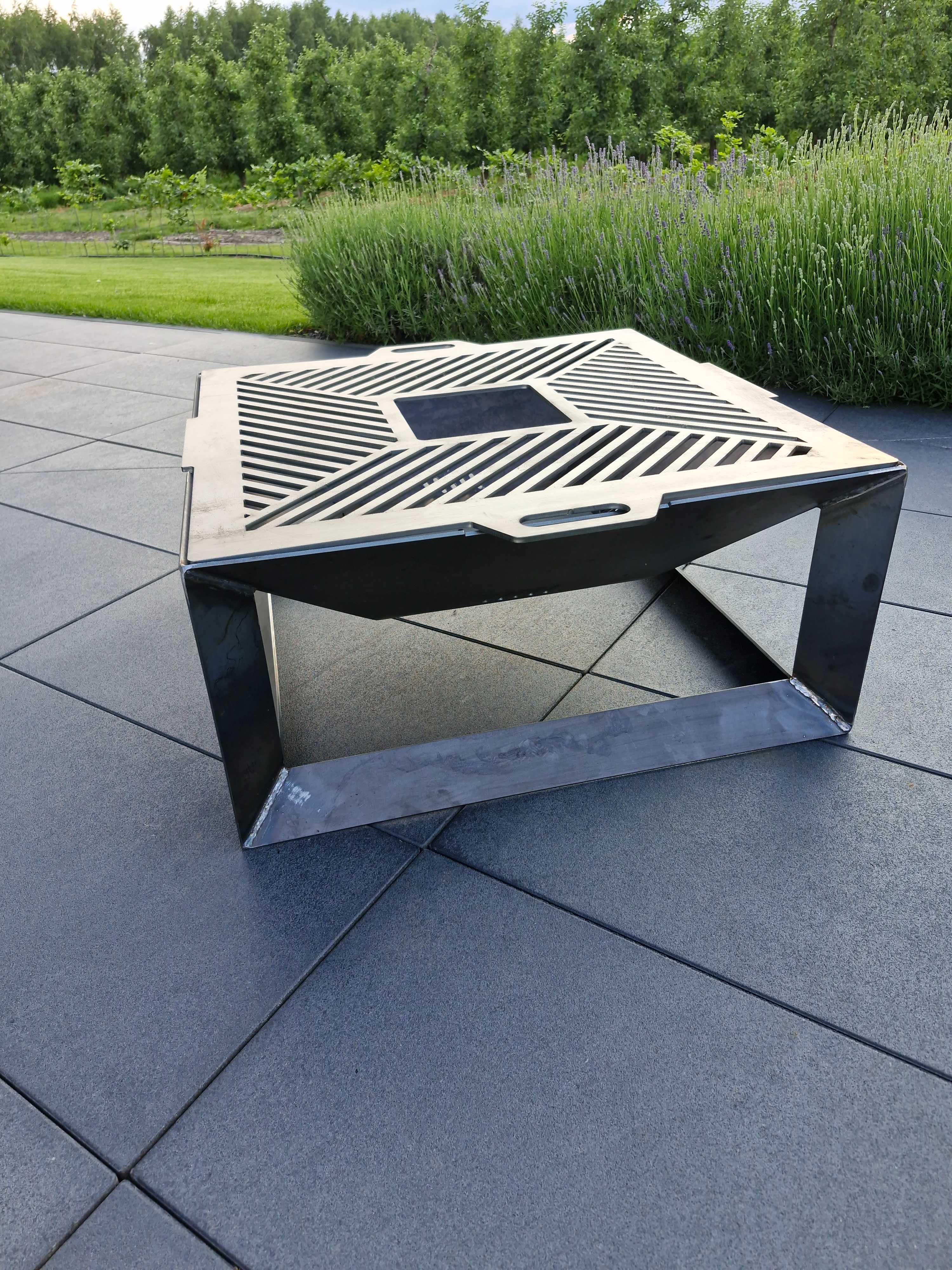 palenisko ogrodowe 4mm z rusztem 6mm o wymiarach 75x75 grill producent