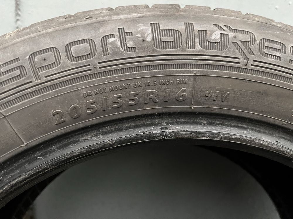 Sprzedam 4szt opony letnie DUNLOP Sport bluResponse 205/55/R16 2019r