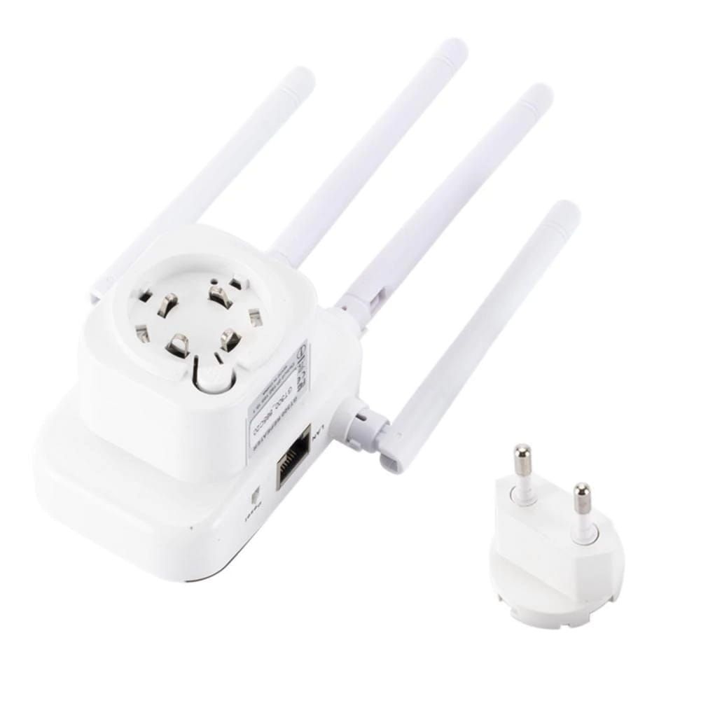 Wzmacniacz sygnału WIFI Repeater LAN 300Mbps 2 anteny +2 dekoracyjne