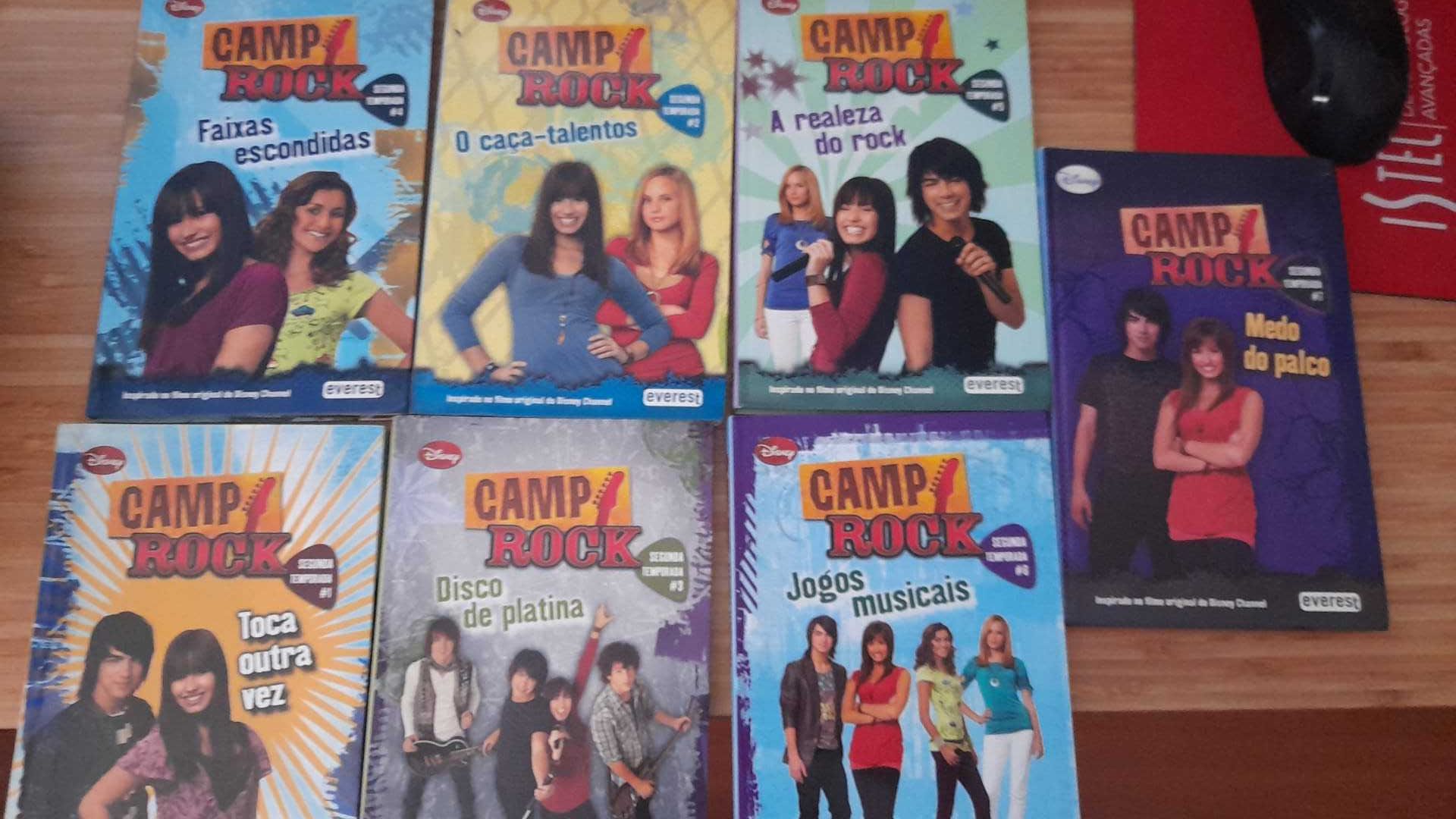 7 Livros juvenis - Coleção Camp Rock