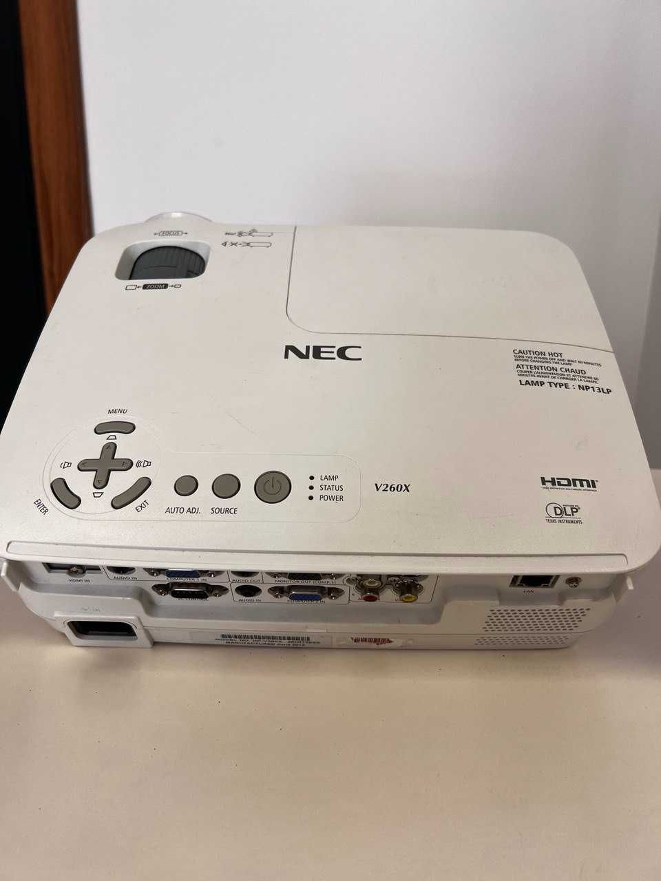 Проектор DLP NEC v260x білий