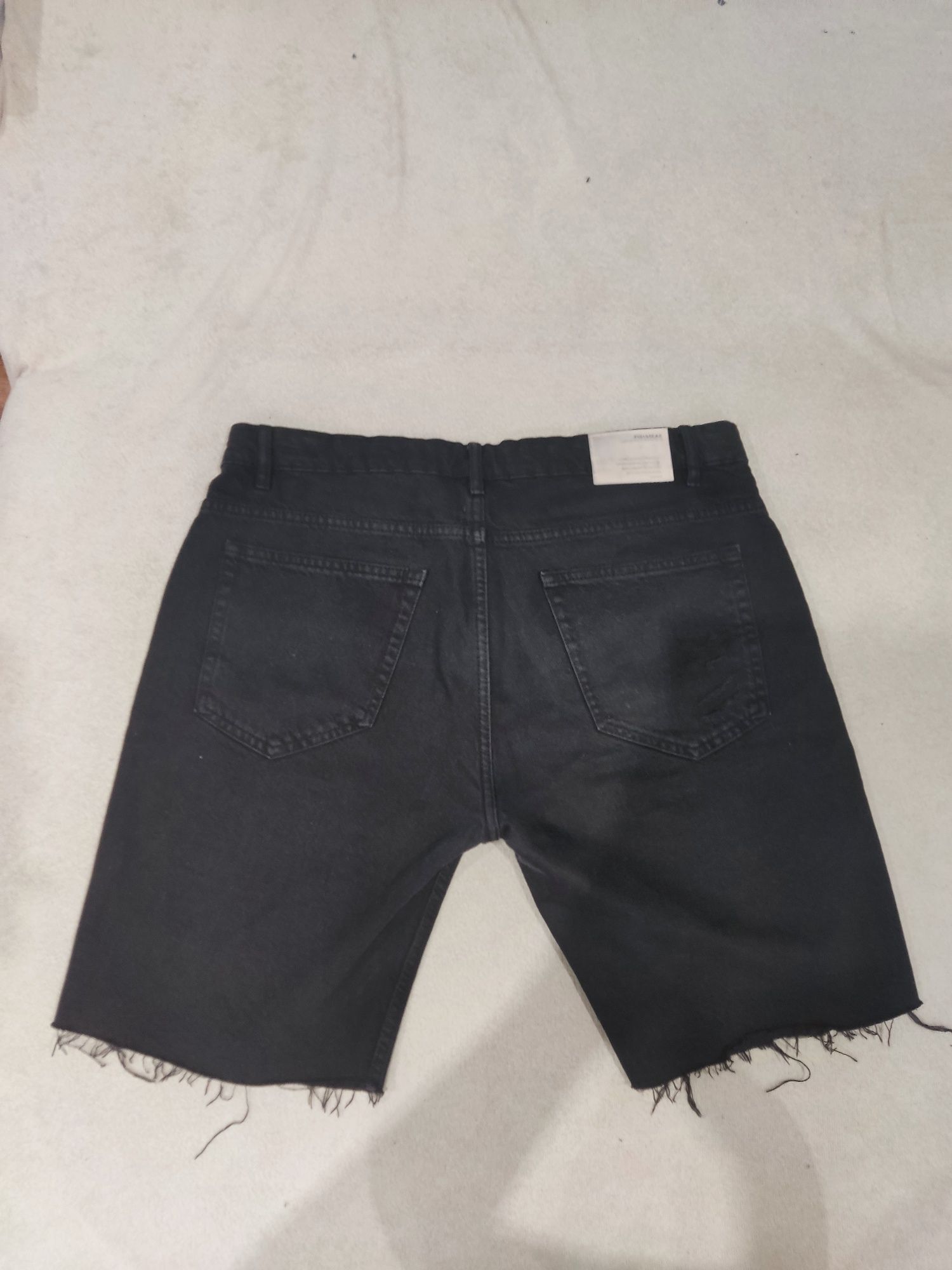 Krótkie spodenki jeansowe pull bear