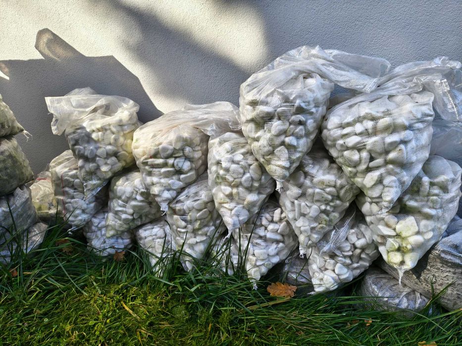 Otoczak grecki Thassos biały kamień 4-8cm