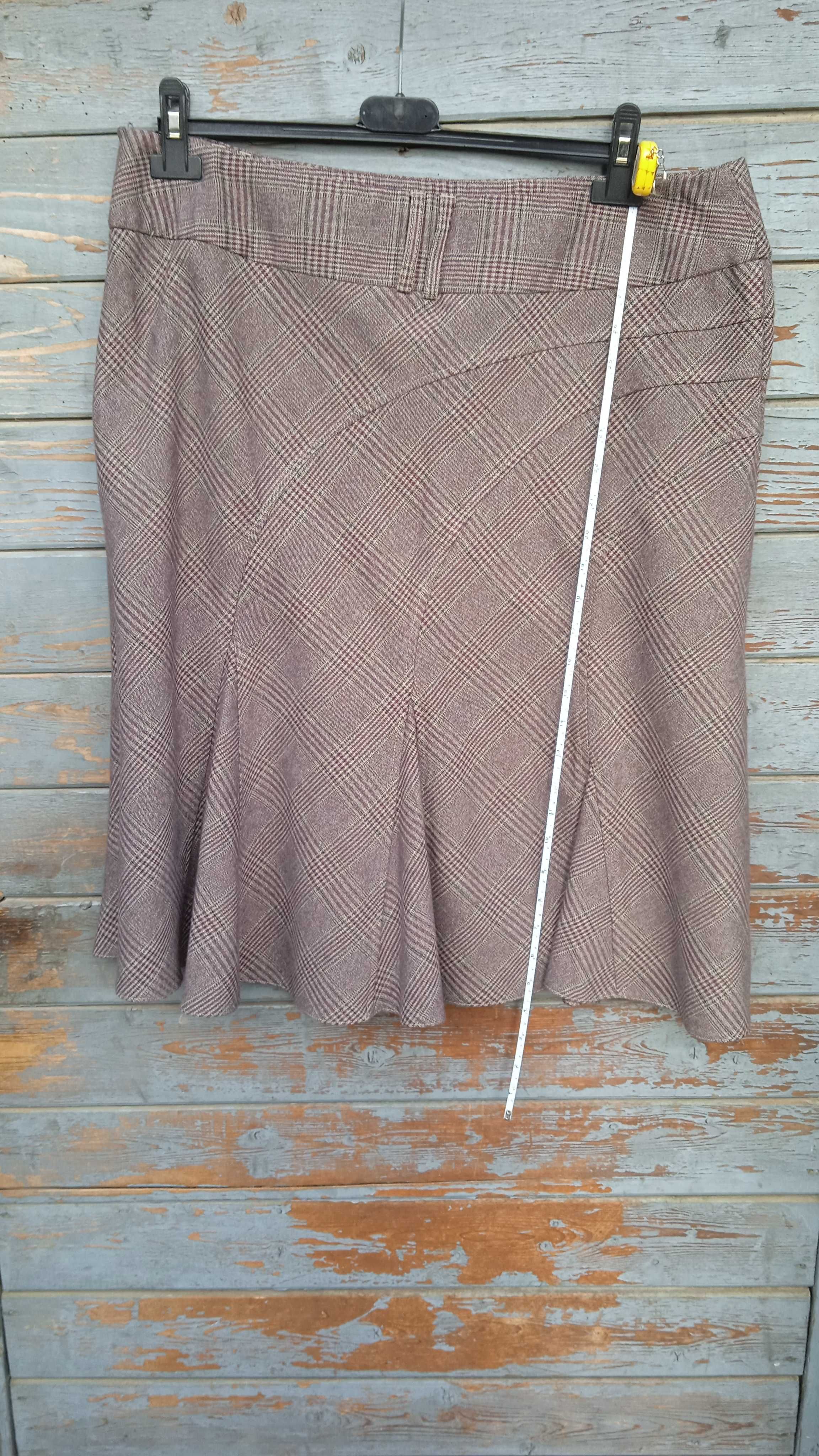 Spódnica rozkloszowana w kratę Next 18 xxxl 46