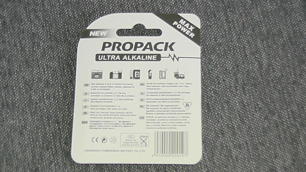 Baterie alkaiczne 40szt. - PROPACK Energii pod dostatkiem !!!