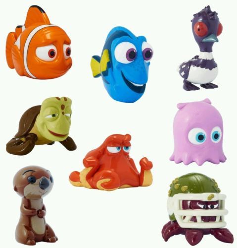 Conjunto figuras PVC à procura de Nemo (novo) - ver outras fotos