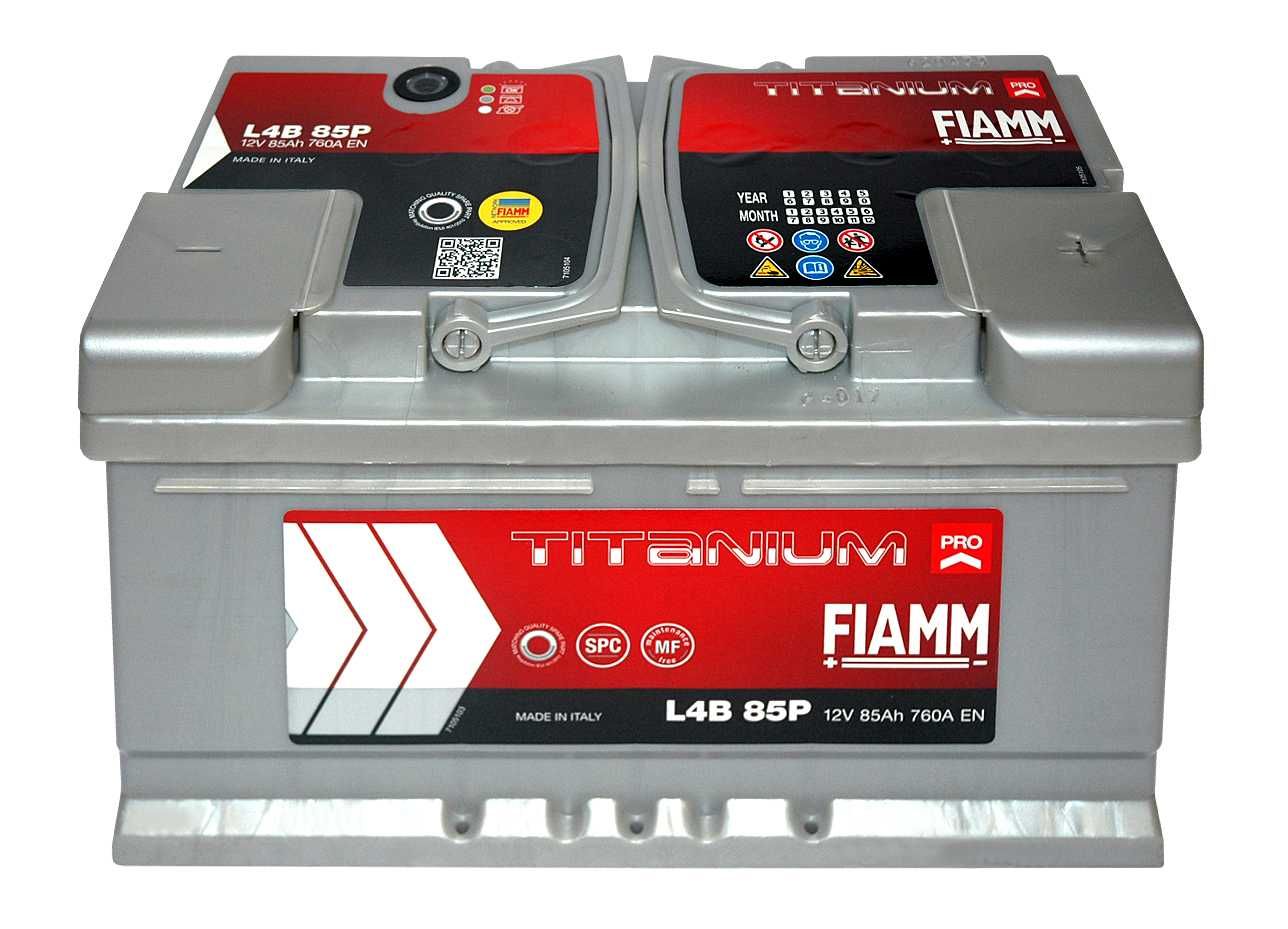 Akumulator FIAMM 85 Ah TITANIUM PRO 760 A (EN) - Made In ITALIA