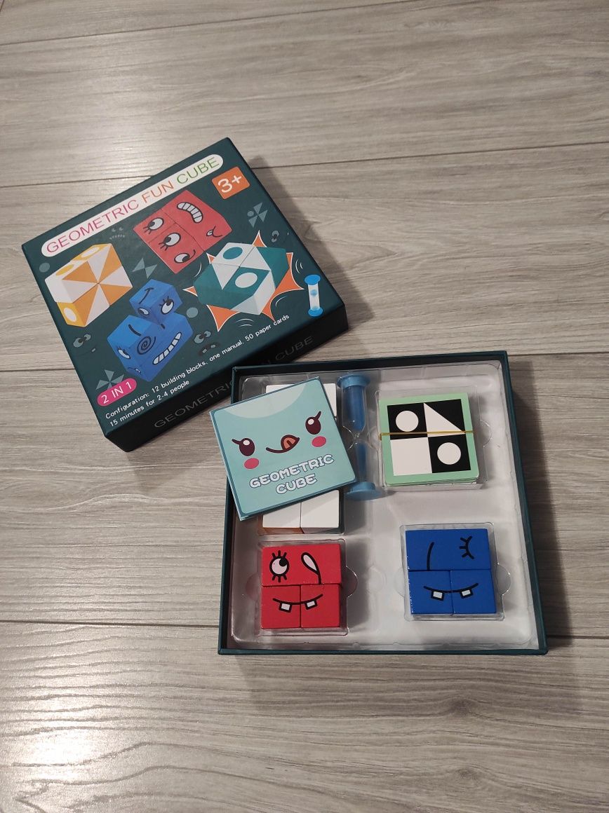 Gra edukacyjna gra logiczna Geometric Fun Cube