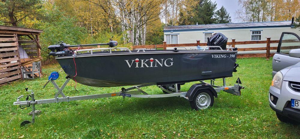 Łódź aluminiowa wędkarska